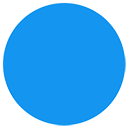 Simple blue circle